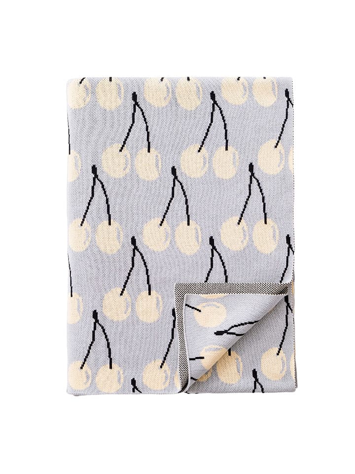 Benetton Koc w kolorze szaro-kremowym rozmiar: 140x190 cm