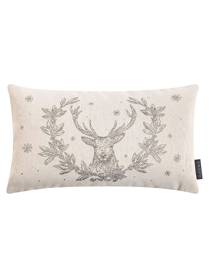 Magma Heimtex Poszewka "Hunter" w kolorze beżowym na poduszkę - 30 x 50 cm rozmiar: onesize