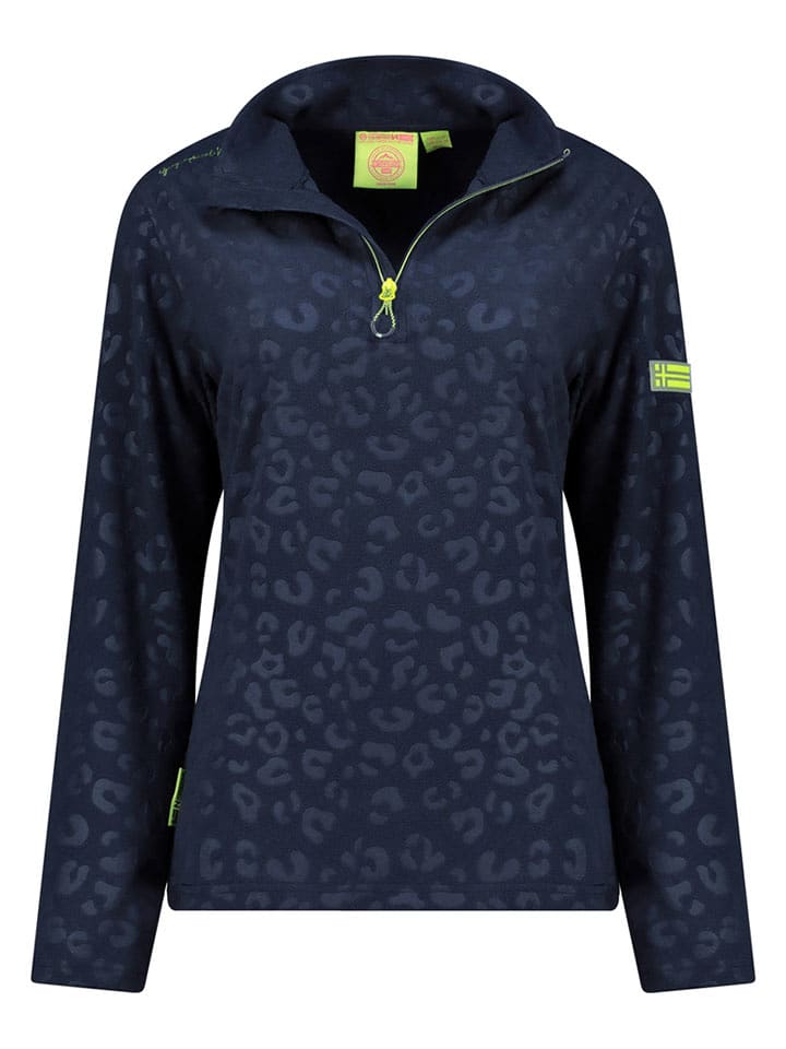 Geographical Norway Bluza polarowa w kolorze granatowym rozmiar: L