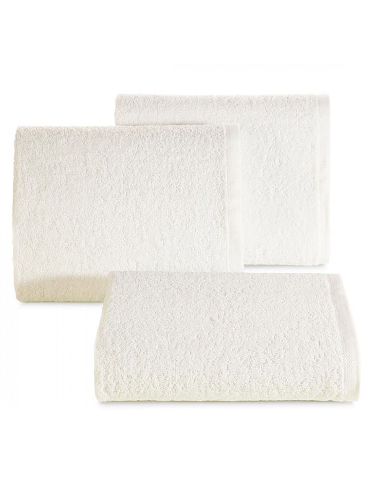 Eurofirany Ręcznik "Gładki" w kolorze kremowym rozmiar: 50x90 cm