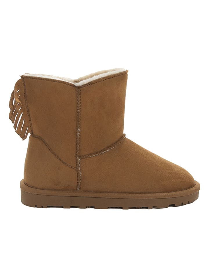 ISLAND BOOT Botki zimowe w kolorze jasnobrązowym rozmiar: 33