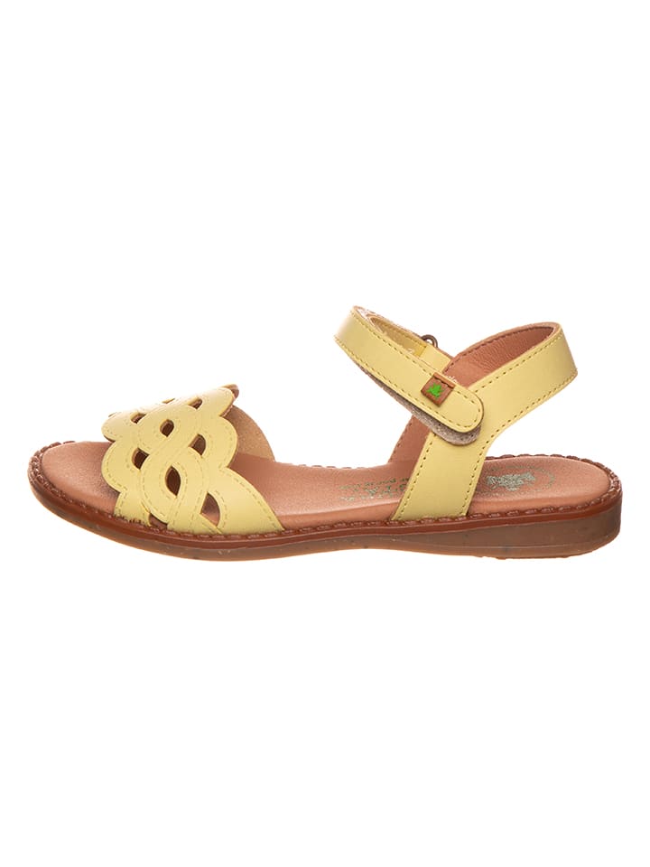El Naturalista Skórzane sandały w kolorze żółtym rozmiar: 34