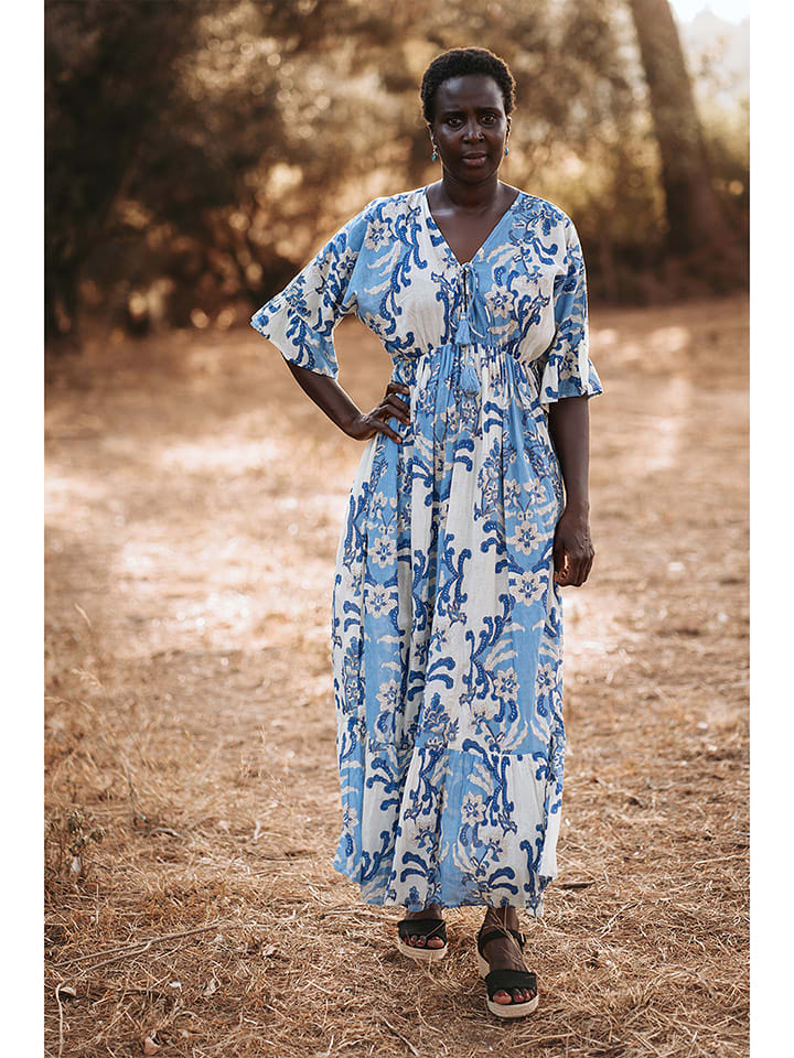 Isla Bonita by SIGRIS Sukienka w kolorze błękitnym rozmiar: S