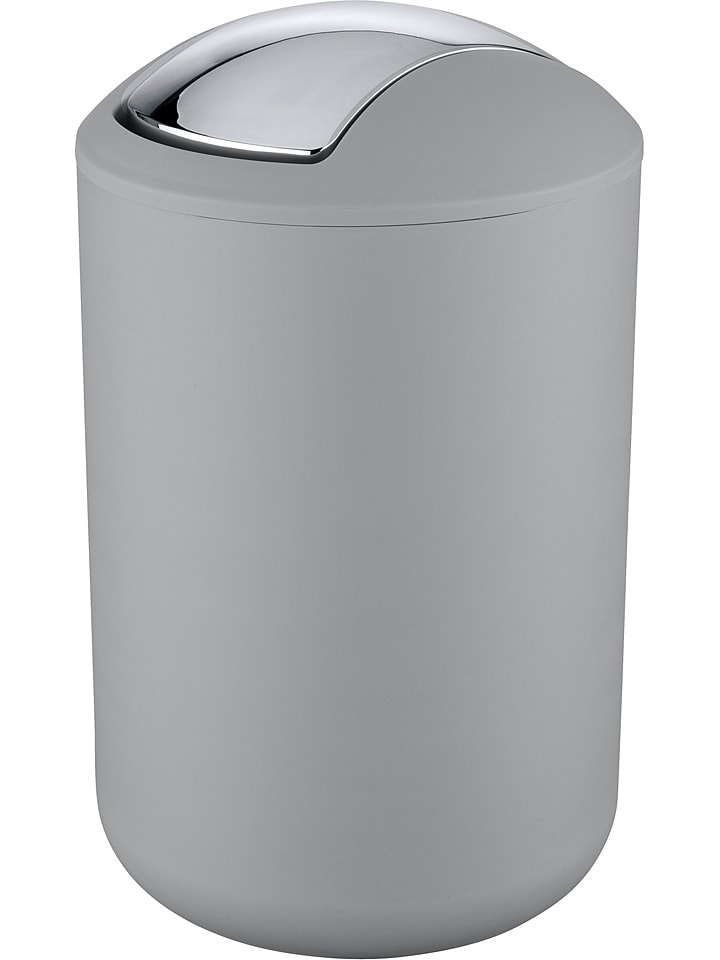 Wenko Kosz "Brasil" w kolorze szarym na śmieci - 6,5 l rozmiar: onesize