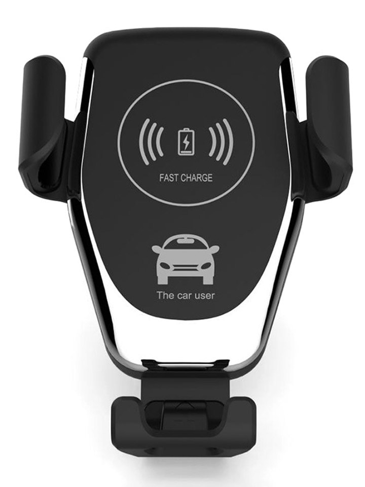 SWEET ACCESS Uchwyt samochodowy w kolorze czarnym na smartfon z funkcją ładowania rozmiar: onesize