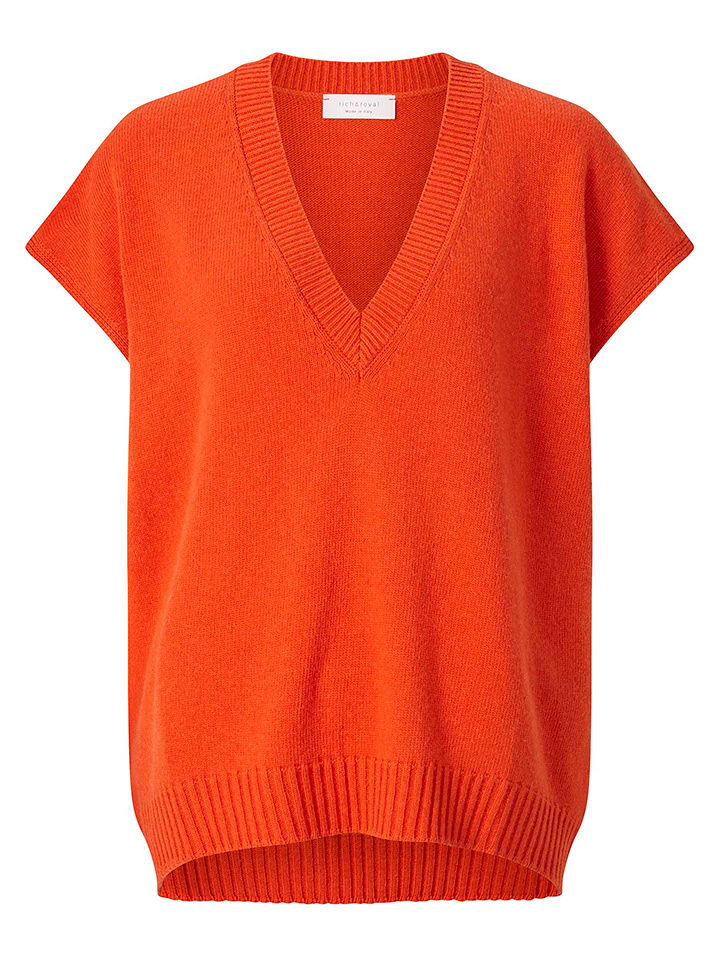 Rich & Royal Bezrękawnik w kolorze pomarańczowym rozmiar: S