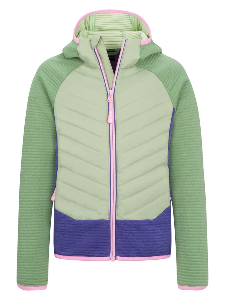 Trollkids Kurtka przejściowa "Sirdal" w kolorze zielono-fioletowym rozmiar: 110
