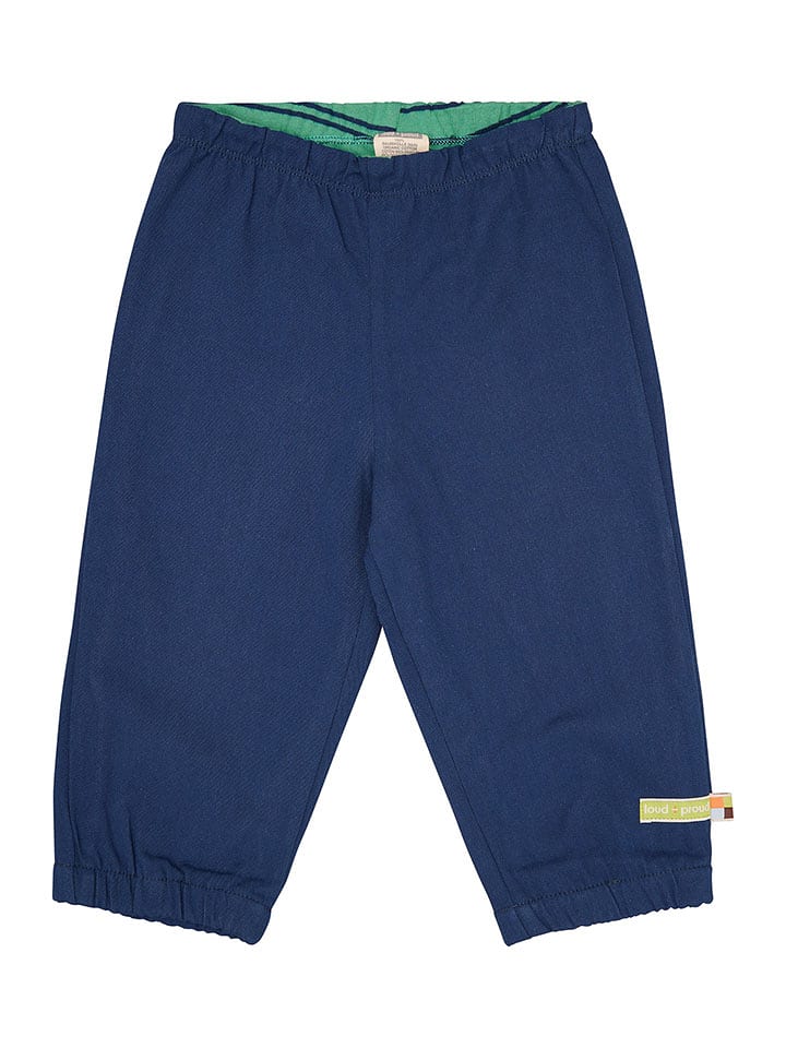 loud + proud Spodnie funkcyjne w kolorze granatowym rozmiar: 74/80