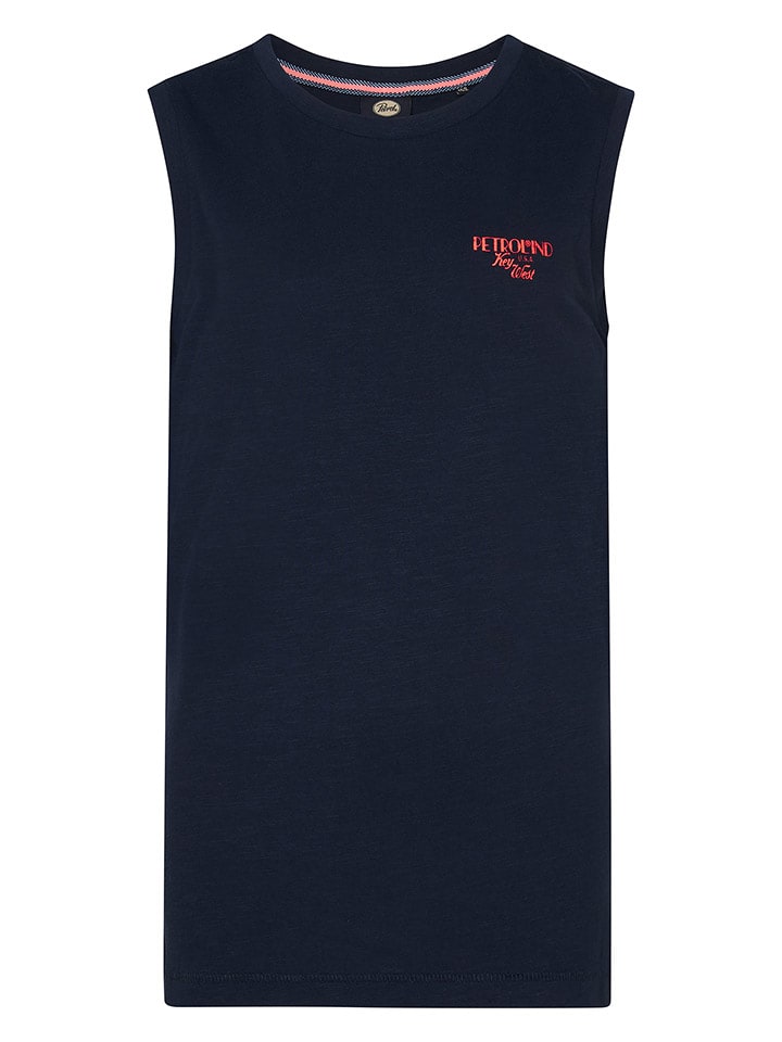 Petrol Industries Top w kolorze granatowym rozmiar: 152