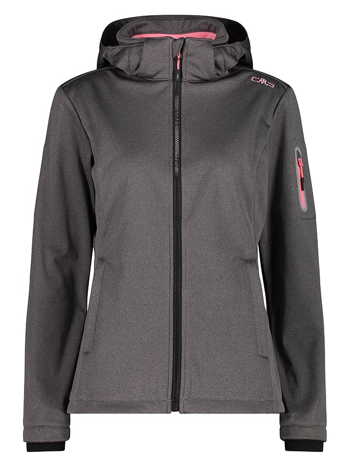 CMP Kurtka softshellowa w kolorze szarym rozmiar: 48