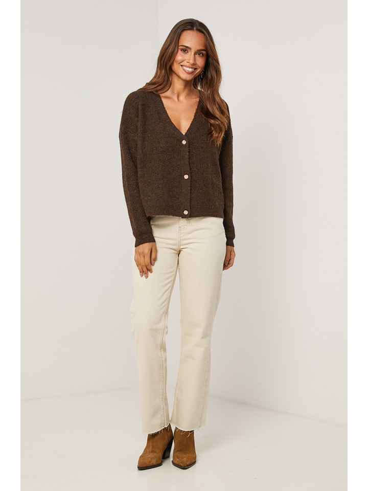 Soft Cashmere Kardigan w kolorze brązowym rozmiar: 38/40