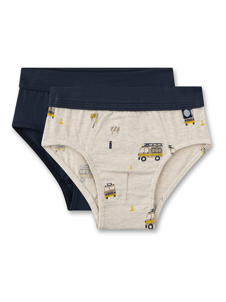 Sanetta Slipki (2 pary) w kolorze beżowym i granatowym rozmiar: 92