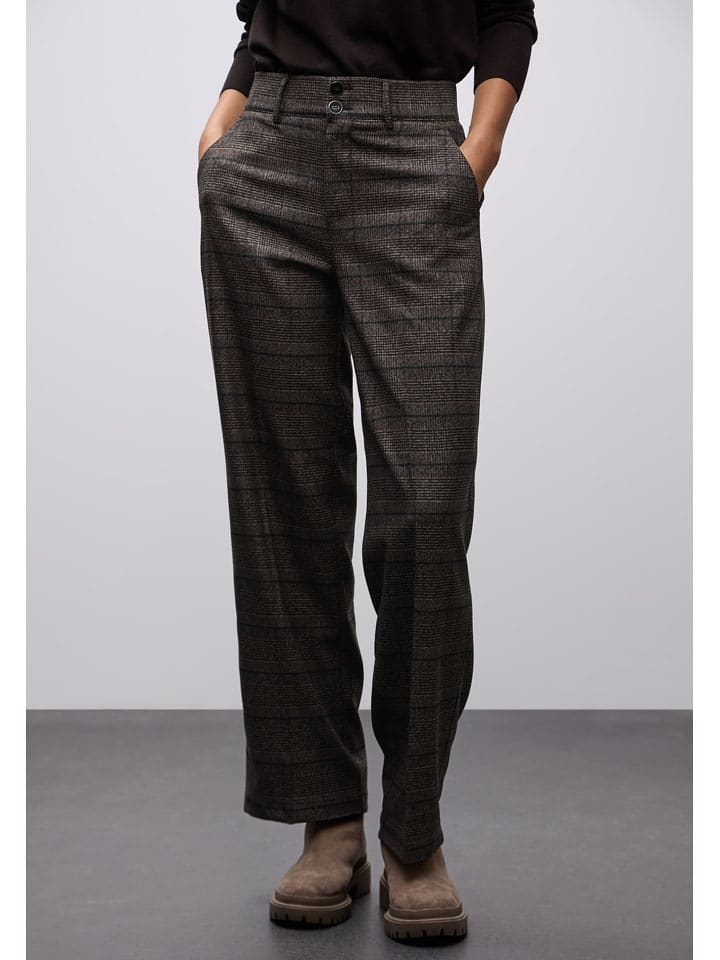 Street One Spodnie w kolorze brązowym rozmiar: 42/L30