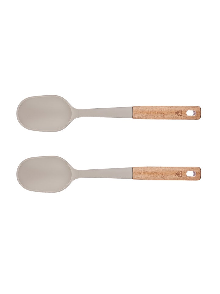 Björn Sztućce sałatkowe "Gunnar" w kolorze brązowo-szarym - wys. 33 cm rozmiar: onesize