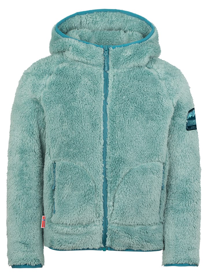 Trollkids Kurtka polarowa "Borgund" w kolorze turkusowym rozmiar: 92