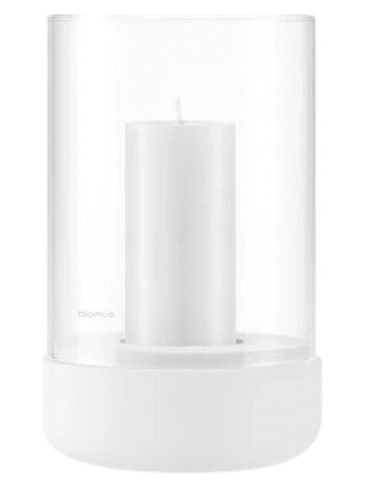 Blomus Świecznik "Calma" w kolorze białym - wys.19 x Ø 12 cm rozmiar: onesize