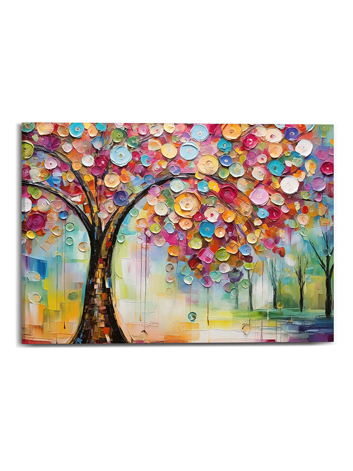 Orangewallz Druk "Painted Colour Tree" na płótnie rozmiar: 50x70 cm