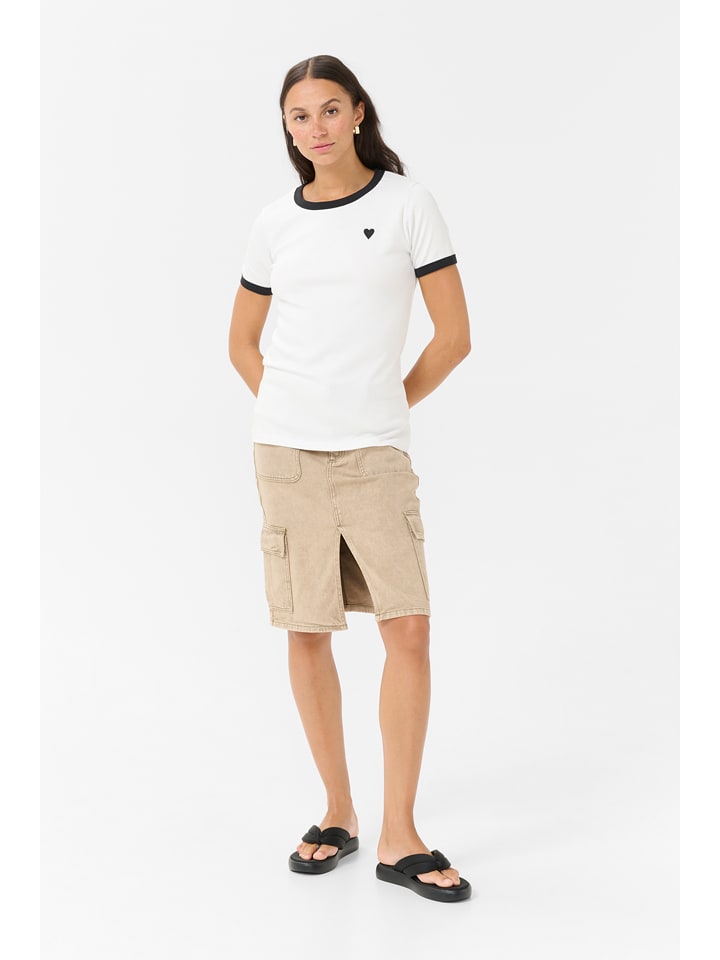 Kaffe Koszulka w kolorze białym rozmiar: XL