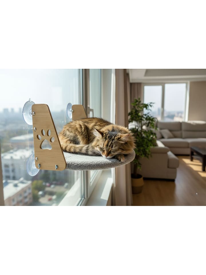 Paws&Whiskers Legowisko w kolorze szarym dla kota rozmiar: onesize