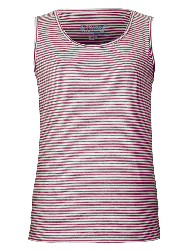 Killtec Top funkcyjny "KOS 63" w kolorze biało-czerwonym rozmiar: 38