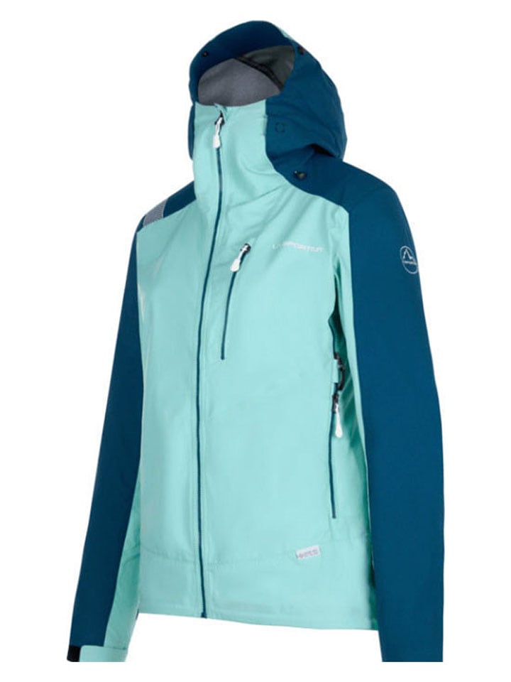 LA SPORTIVA Kurtka softshellowa "Alpine Guide" w kolorze turkusowo-niebieskim rozmiar: L