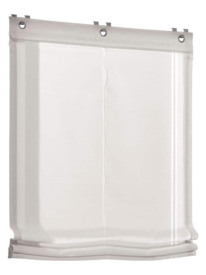 heine home Roleta rzymska w kolorze białym rozmiar: 130x120 cm