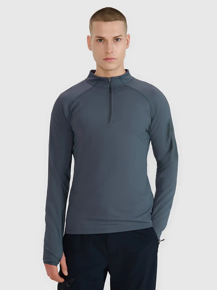 4F Koszulka trekkingowa w kolorze antracytowym rozmiar: L