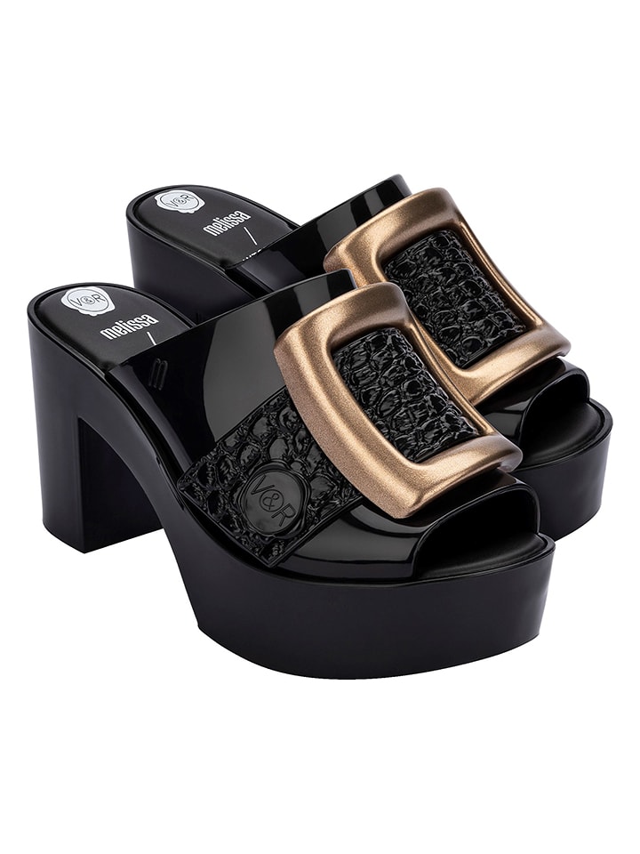 Melissa Klapki w kolorze czarnym rozmiar: 40