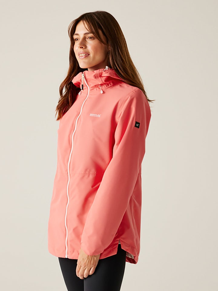 Regatta Kurtka przeciwdeszczowa "Hamara IV" w kolorze jasnoróżowym rozmiar: 34