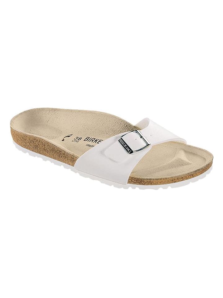Birkenstock Klapki w kolorze białym rozmiar: 42