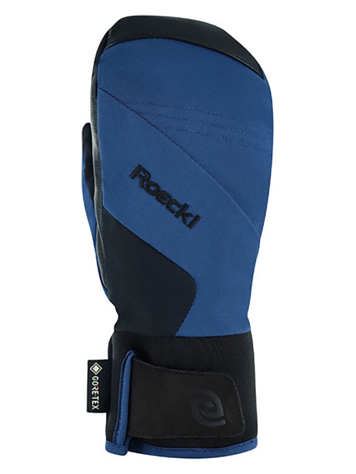Roeckl SPORTS Rękawiczki narciarskie "Andalo GTX" w kolorze niebiesko-czarnym rozmiar: 3