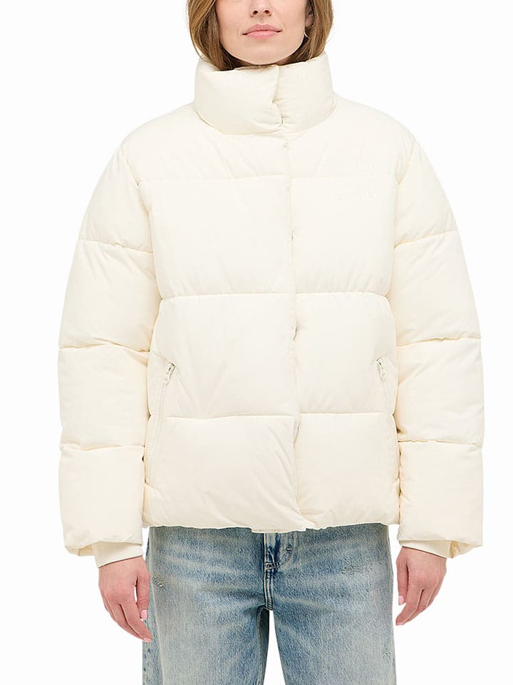 Mustang Kurtka pikowana w kolorze kremowym rozmiar: S