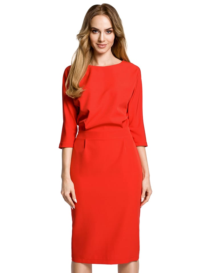 made of emotion Sukienka w kolorze czerwonym rozmiar: M