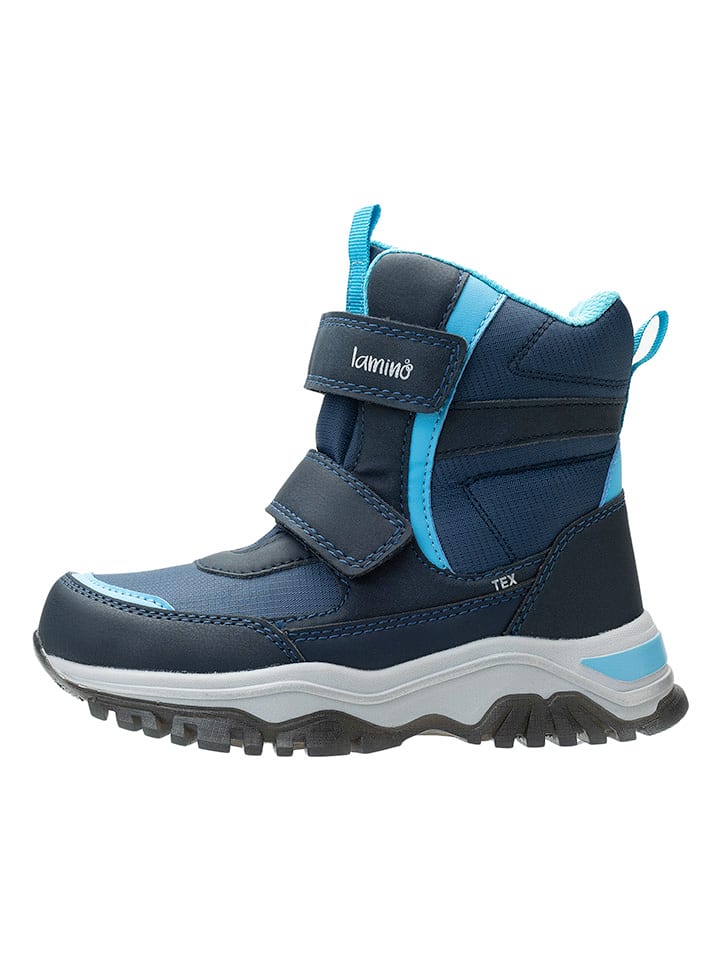 lamino Kozaki zimowe w kolorze granatowym rozmiar: 34