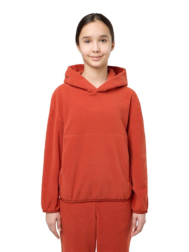 Jack Wolfskin Bluza polarowa "Smileyworld" w kolorze pomarańczowym rozmiar: 128