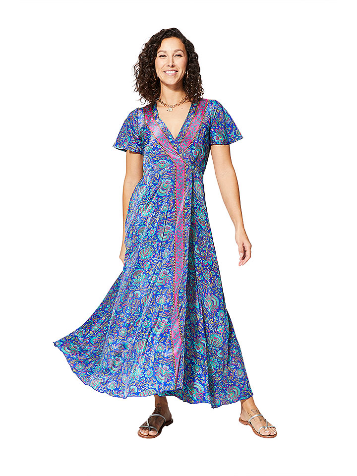 Aller Simplement Sukienka w kolorze niebiesko-fioletowym rozmiar: 42