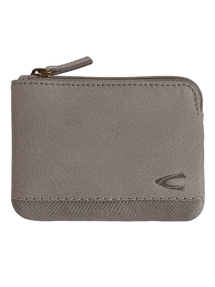 Camel Active Skórzane etui "Nibmus" w kolorze szarym na klucze - 11 x 8 x 1 cm rozmiar: onesize
