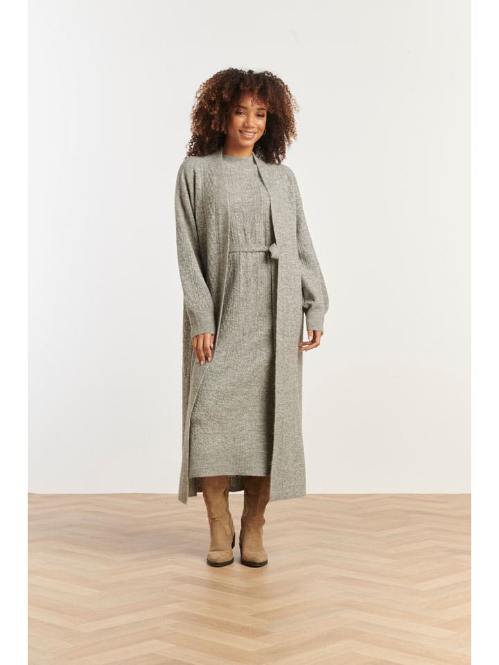 Smashed Lemon Kardigan w kolorze szarym rozmiar: XL