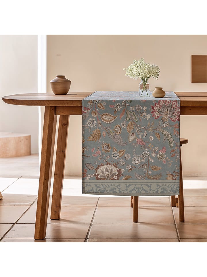 Mint Rugs Bieżnik "Ayana" w kolorze błękitnym ze wzorem rozmiar: 50x155 cm