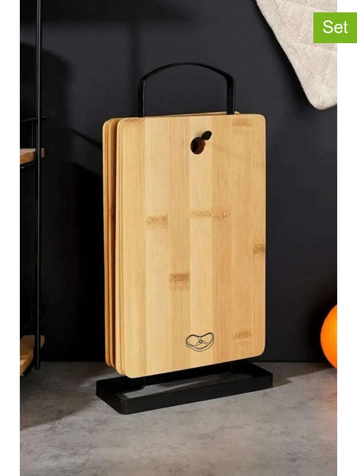 Violeta Home 5-częściowy zestaw w kolorze jasnobrązowym - 31 x 14,5 cm rozmiar: onesize