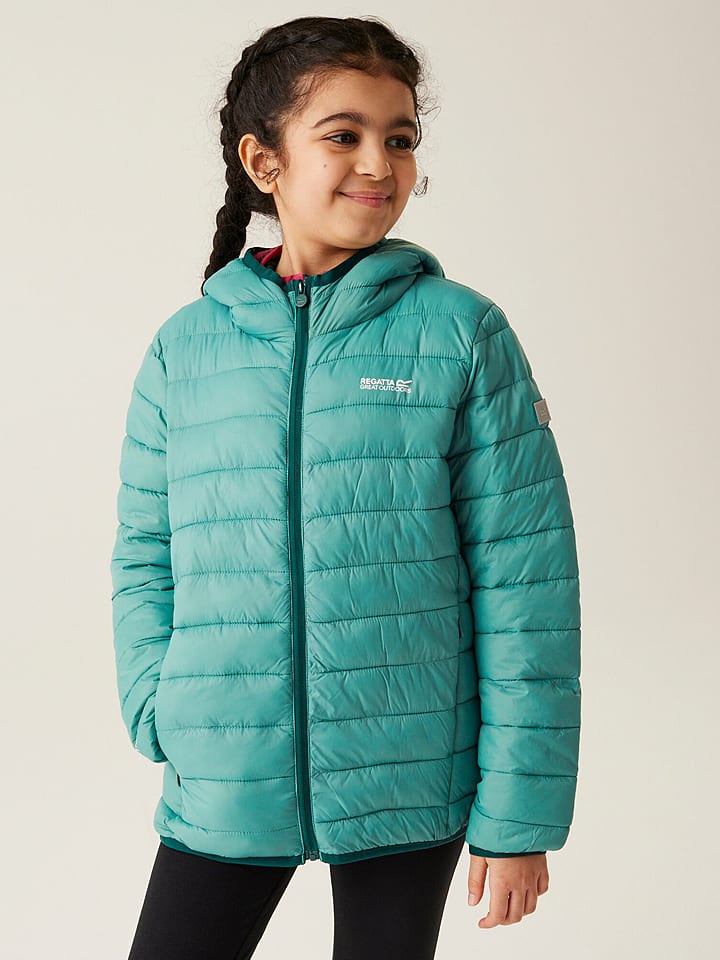 Regatta Kurtka pikowana "Marizion" w kolorze turkusowym rozmiar: 164
