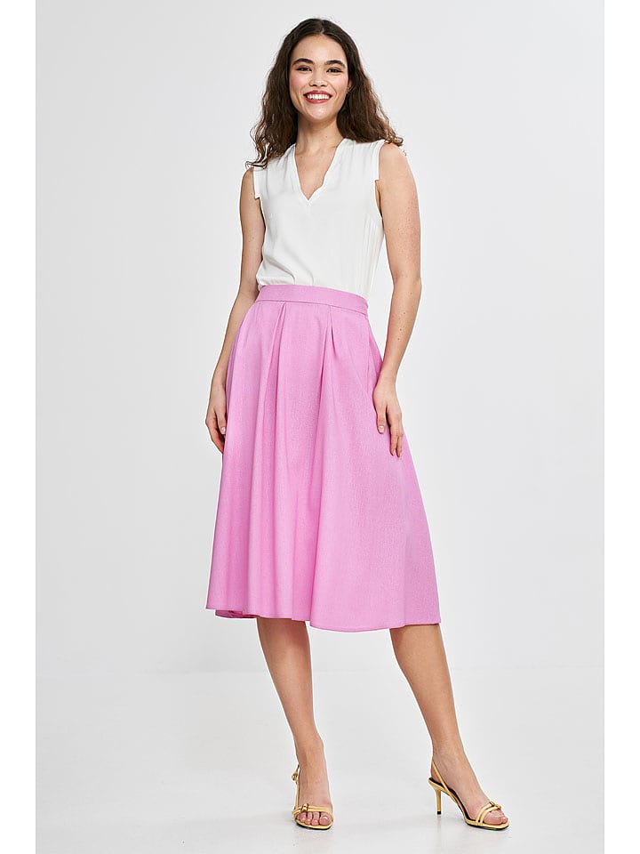 Nife Spódnica w kolorze jasnoróżowym rozmiar: 42