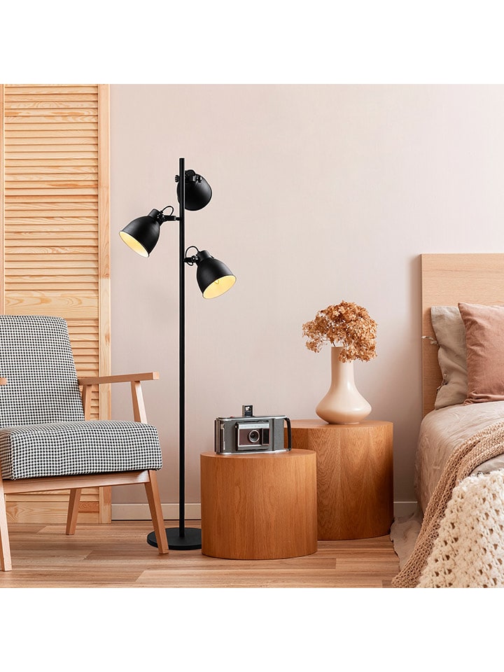 ABERTO DESIGN Lampa stojąca w kolorze czarnym - wys. 162 cm rozmiar: onesize