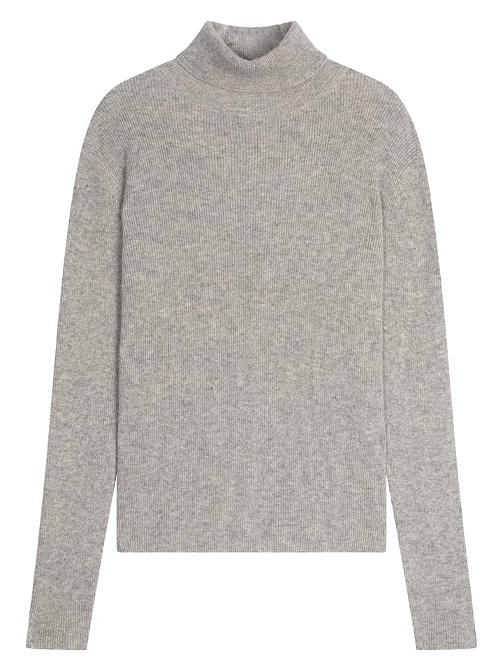 Perfect Cashmere Kaszmirowy golf "Elly" w kolorze szarym rozmiar: M