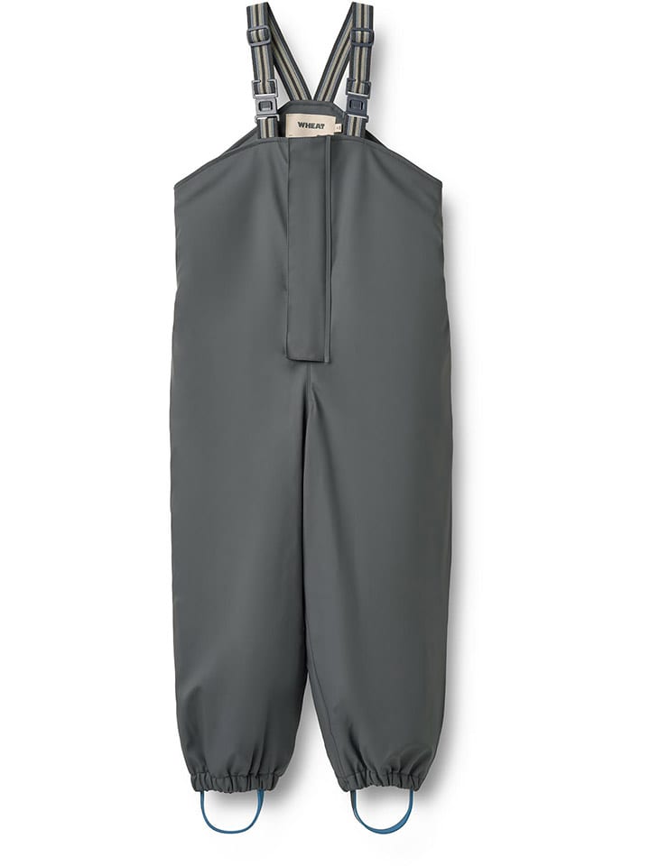 Wheat Termiczne spodnie przeciwdeszczowe "Lian" w kolorze antracytowym rozmiar: 98