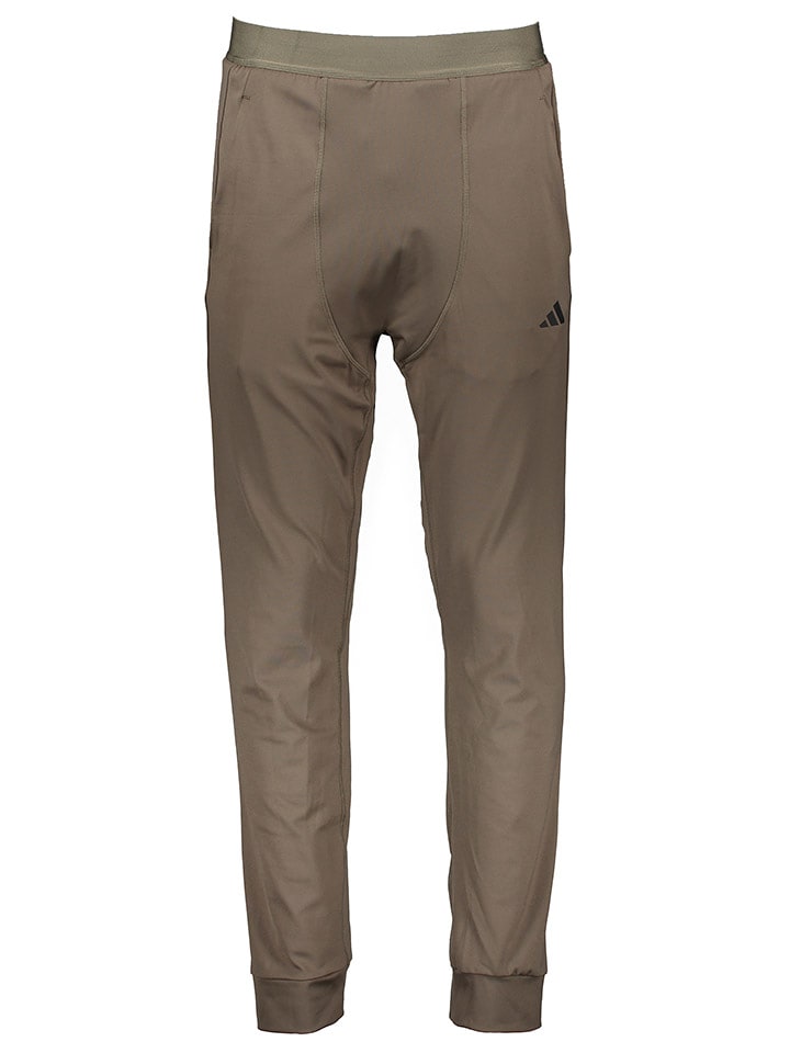 adidas Spodnie sportowe w kolorze jasnobrązowym rozmiar: XL