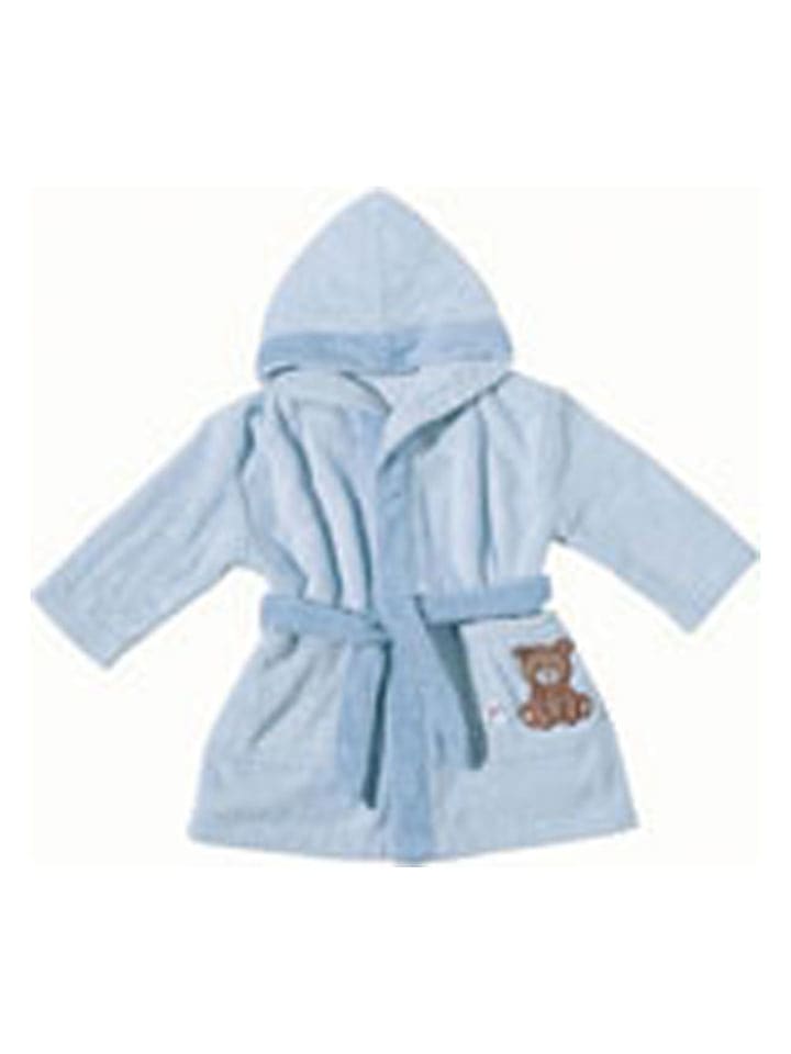 Egeria Szlafrok "Teddy Bear" w kolorze błękitnym rozmiar: 104