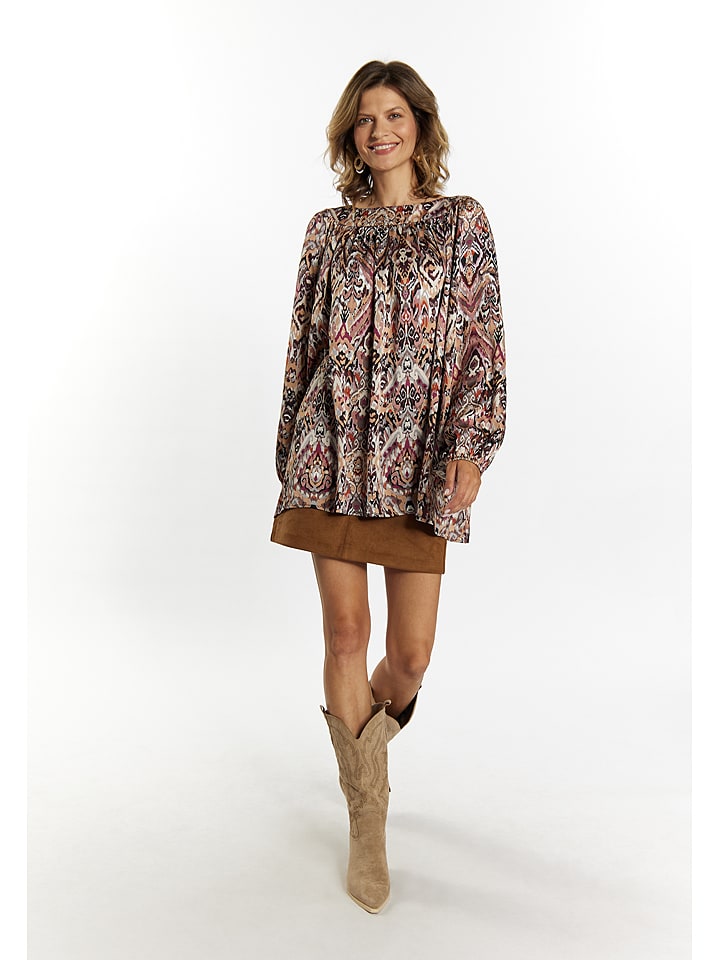 Usha Bluzka w kolorze jasnobrązowym rozmiar: M