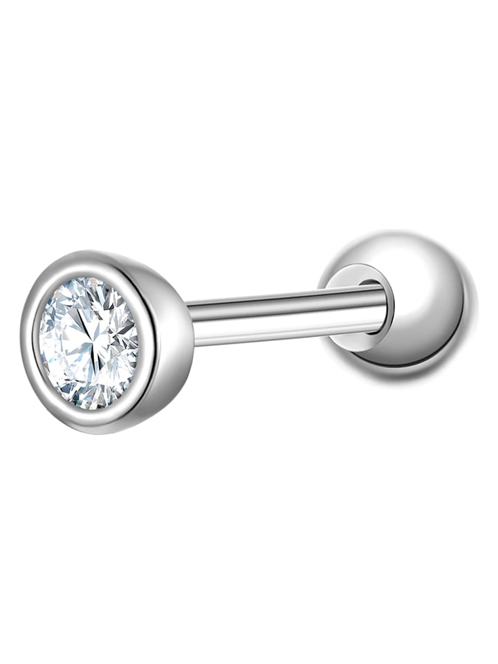 Glanzstücke München Srebrny piercing z cyrkoniami rozmiar: onesize