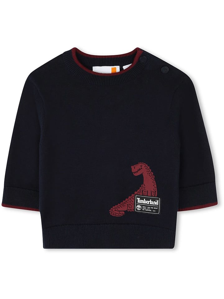 Timberland Sweter w kolorze czarno-czerwonym rozmiar: 104